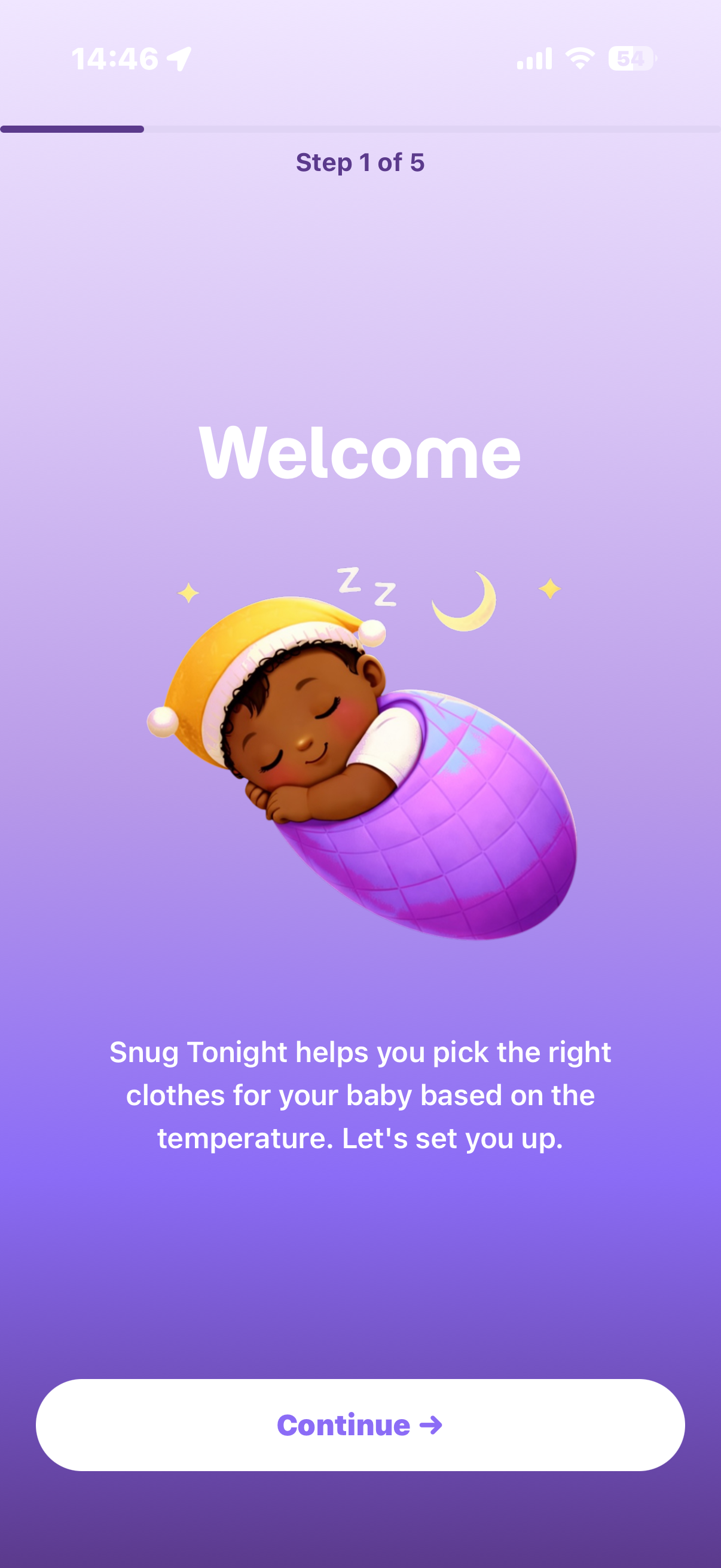Welcome (Step 1)