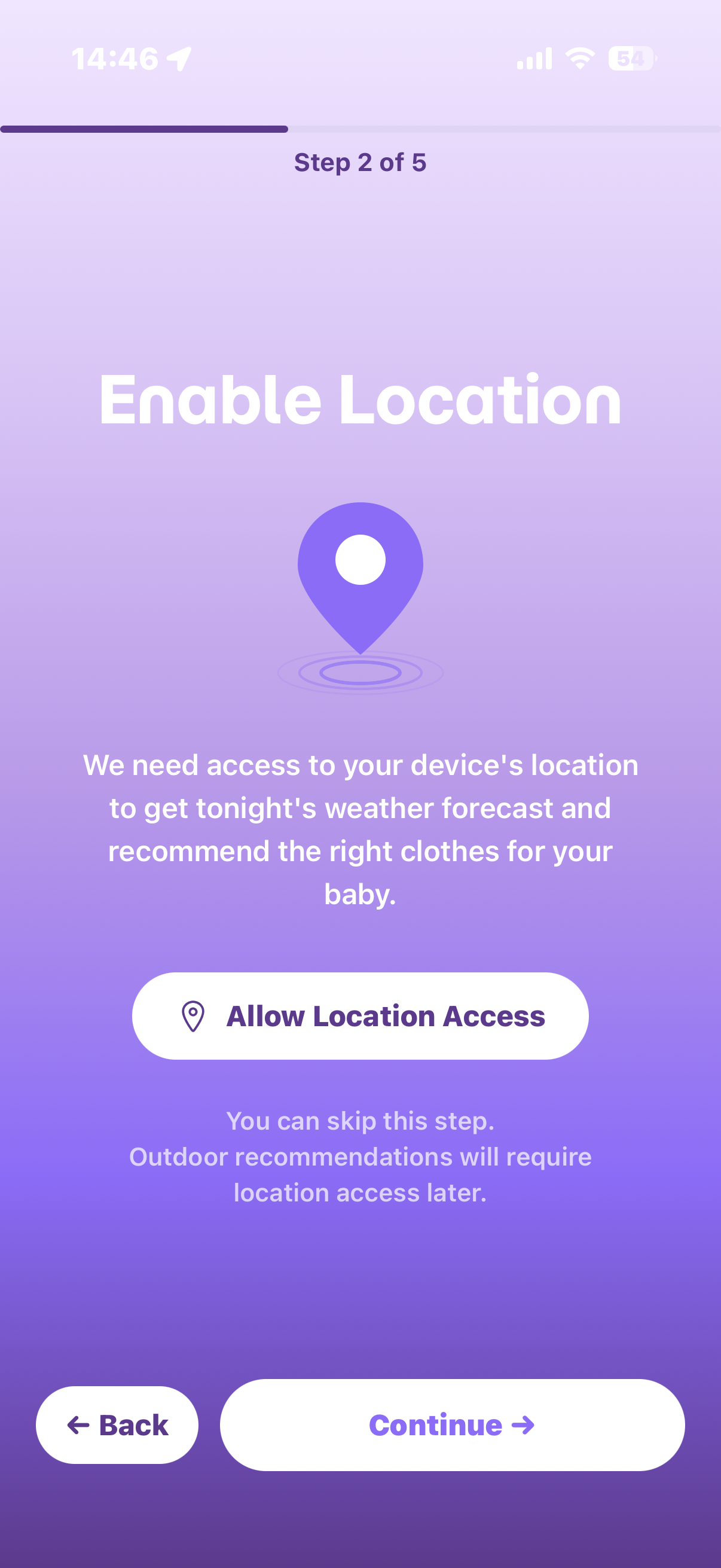 Enable Location
