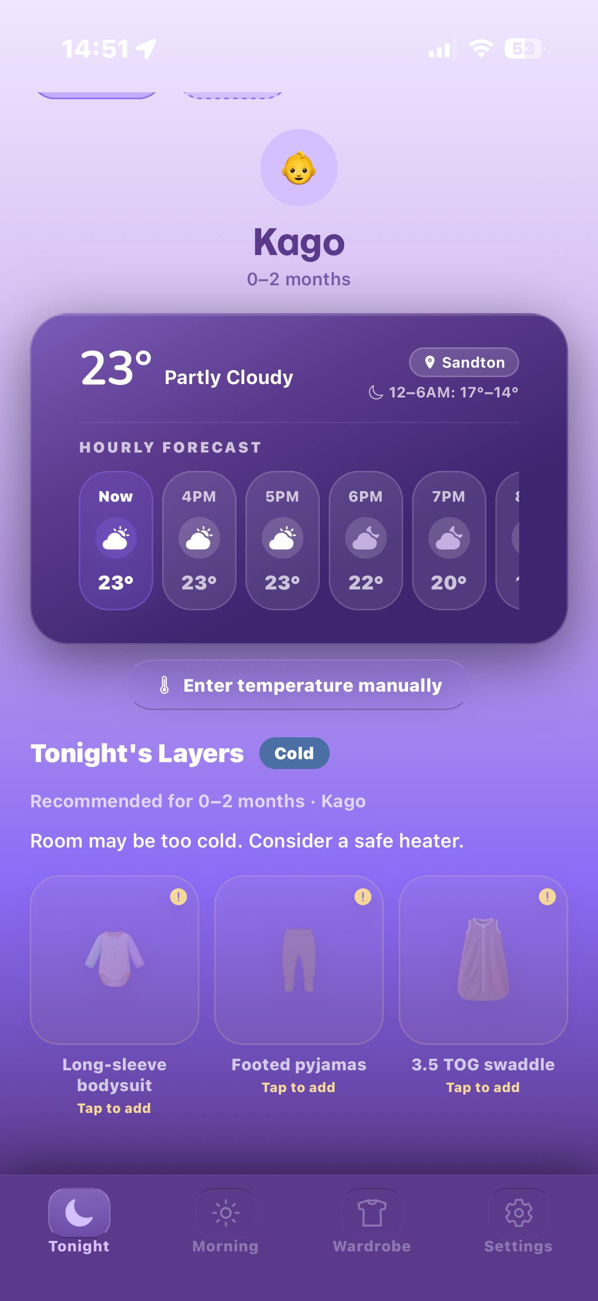 Tonight — Dark Mode